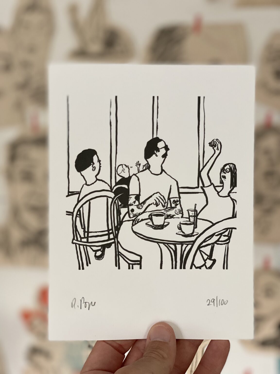 Russ Pope Paris Triptych Prints